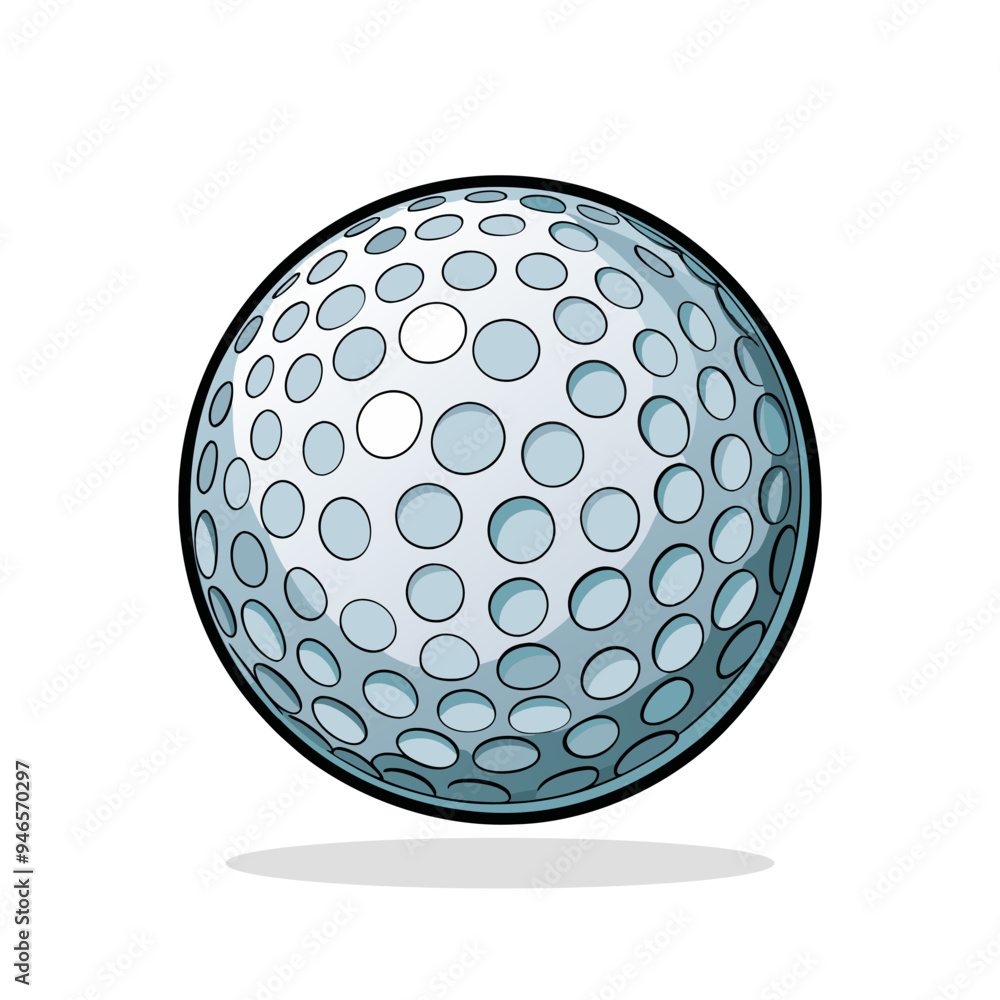 Golf ball icon. Sport and game symbol. Competition concept. Vector illustration Golf ball icon. Sport and game symbol. Competition concept. Vector illustration