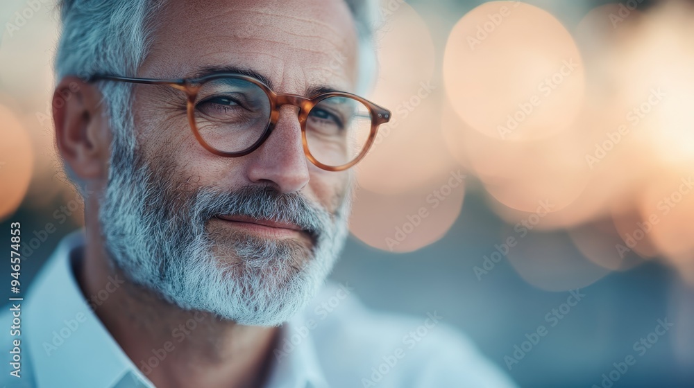 A close-up photograph of a man wearing glasses with a blurred bokeh background, portraying focus and sophistication in an urban setting. A close-up photograph of a man wearing glasses with a blurred bokeh background, portraying focus and sophistication in an urban setting.