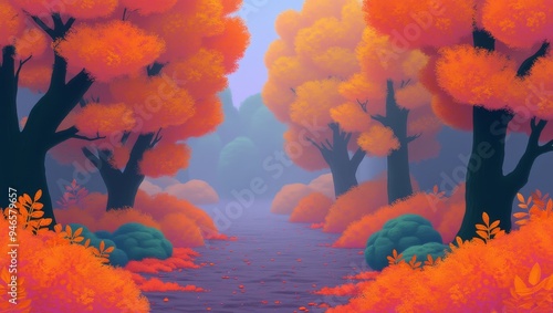 Autumn landscape ideal for ...