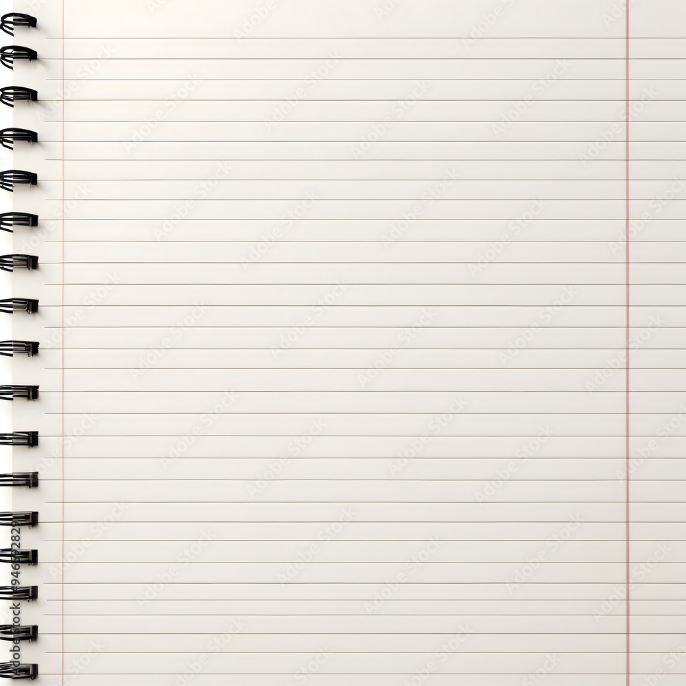 Lined notebook paper texture. Blank ruled sheet for notes, schoolwork, and office documents, perfect for diaries, memos, and educational use. Lined notebook paper texture. Blank ruled sheet for notes, schoolwork, and office documents, perfect for diaries, memos, and educational use.