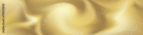 Close-up texture of natural gold silk. Light Golden fabric smooth texture surface background. Smooth elegant gold silk in Sepia toned.