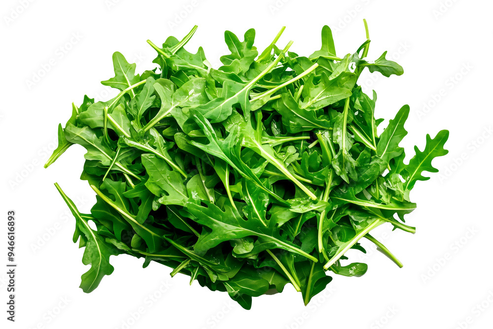 Fresh green Arugula sauce isolated on a white transparent background. Concept of homemade food and healthy eating Fresh green Arugula sauce isolated on a white transparent background. Concept of homemade food and healthy eating
