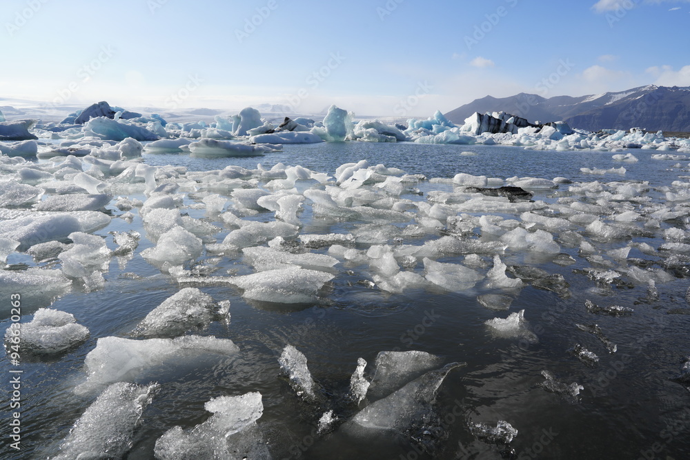 Jökulsárlón Glacier - das Eis schmilzt