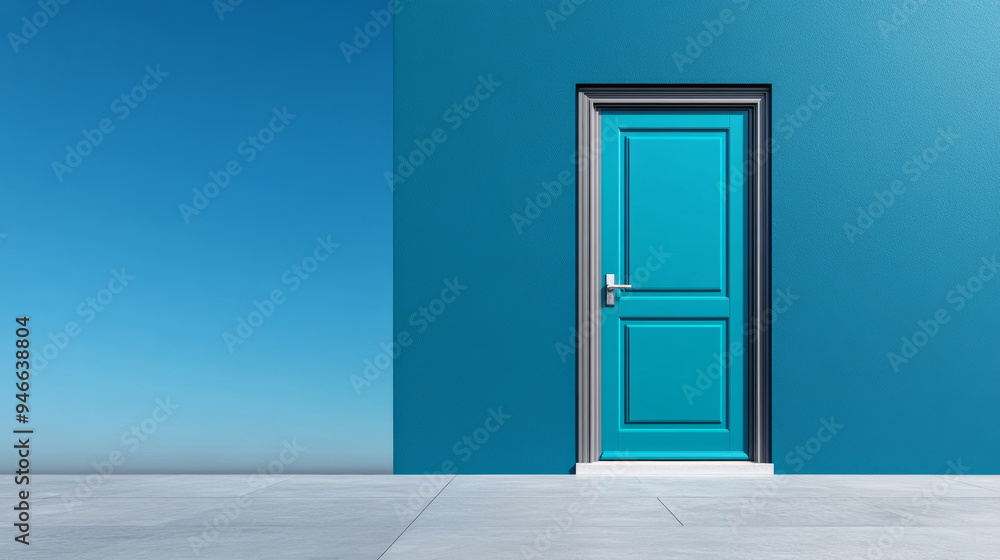 Energy-efficient PVC door with triple-glazed glass panels insulated and weather-resistant gradient background transitioning from light blue to deep gray perfect for eco-friendly homes Energy-efficient PVC door with triple-glazed glass panels insulated and weather-resistant gradient background transitioning from light blue to deep gray perfect for eco-friendly homes