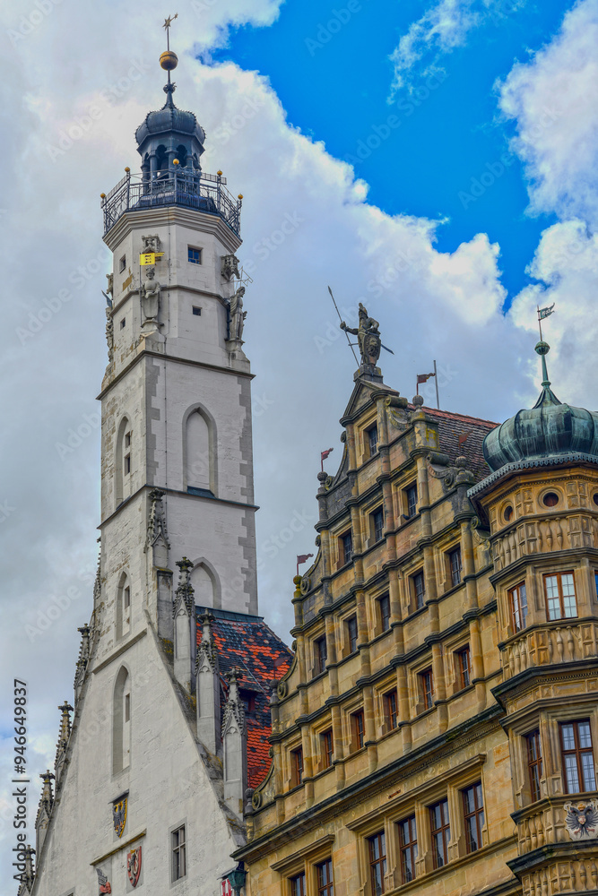 Fototapeta premium Marktplatz von Rothenburg ob der Tauber