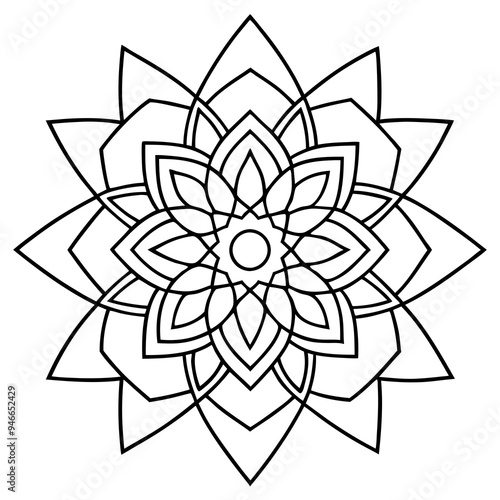 mandala design vector illustration