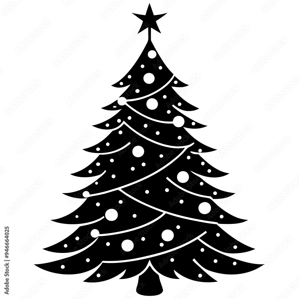 vector christmas tree