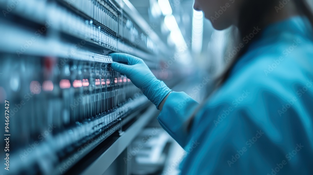 A focused image of a scientist working meticulously in a modern laboratory environment, encapsulating the essence of dedication and precision in scientific research. A focused image of a scientist working meticulously in a modern laboratory environment, encapsulating the essence of dedication and precision in scientific research.