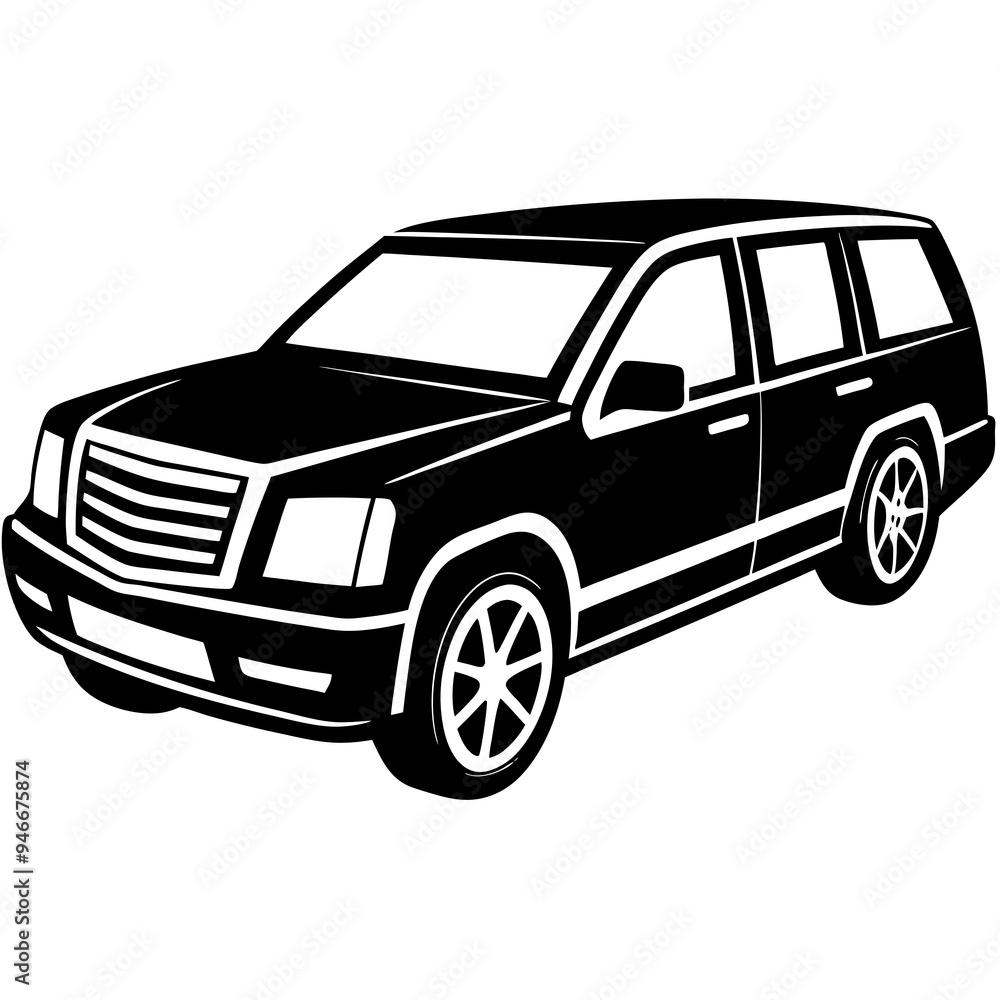 Car Silhouette Black Vector Car Silhouette Black Vector