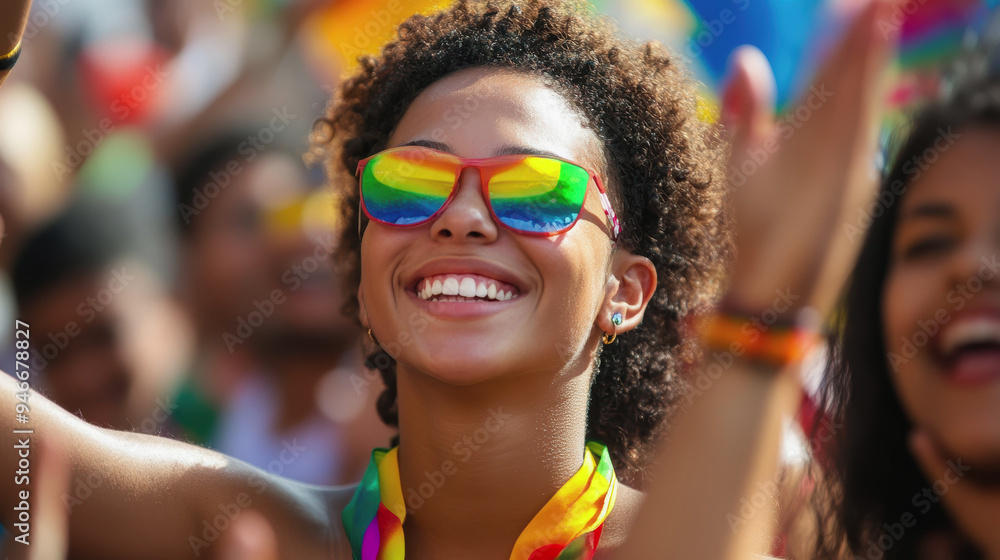 World Youth Day. cheerful young people. People are having fun at the festival World Youth Day. cheerful young people. People are having fun at the festival