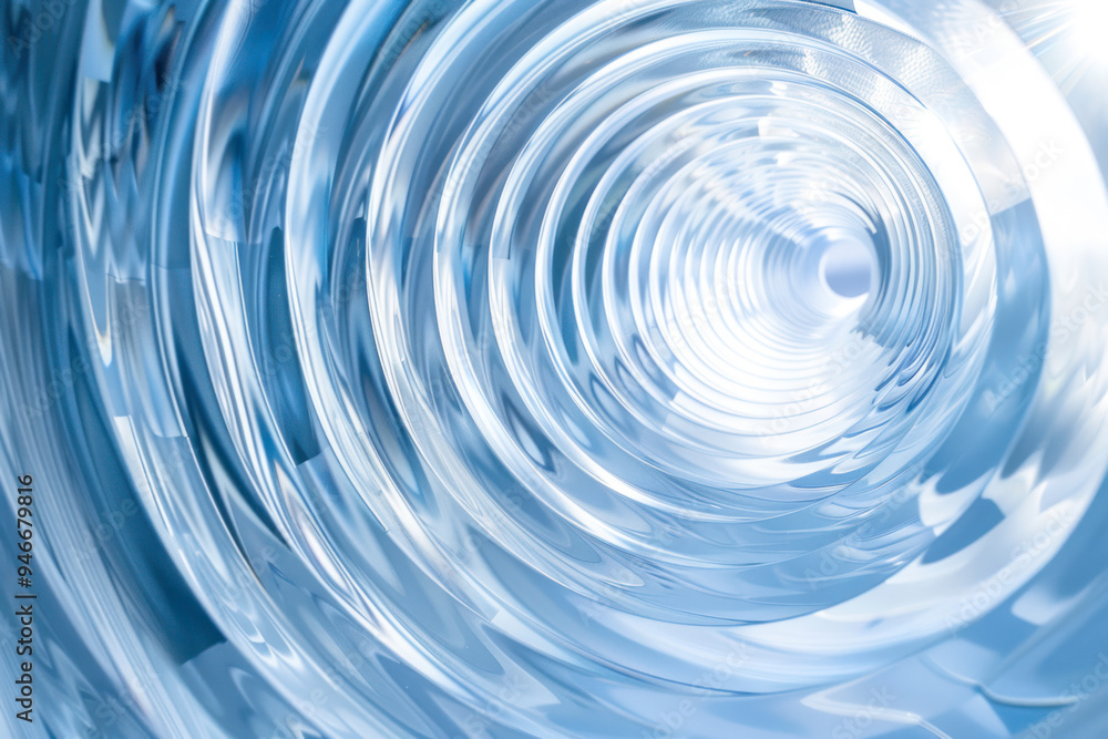 Circular patterns against a mesmerizing radial gradient background, shifting from icy blues to frosty whites. Circular patterns against a mesmerizing radial gradient background, shifting from icy blues to frosty whites.