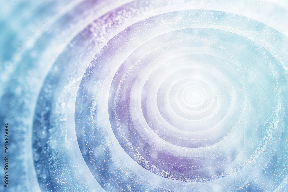 Circular patterns against a mesmerizing radial gradient background, shifting from icy blues to frosty whites. Circular patterns against a mesmerizing radial gradient background, shifting from icy blues to frosty whites.