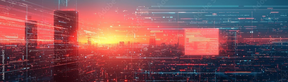 An illustration of a secure network environment where a firewall and ...