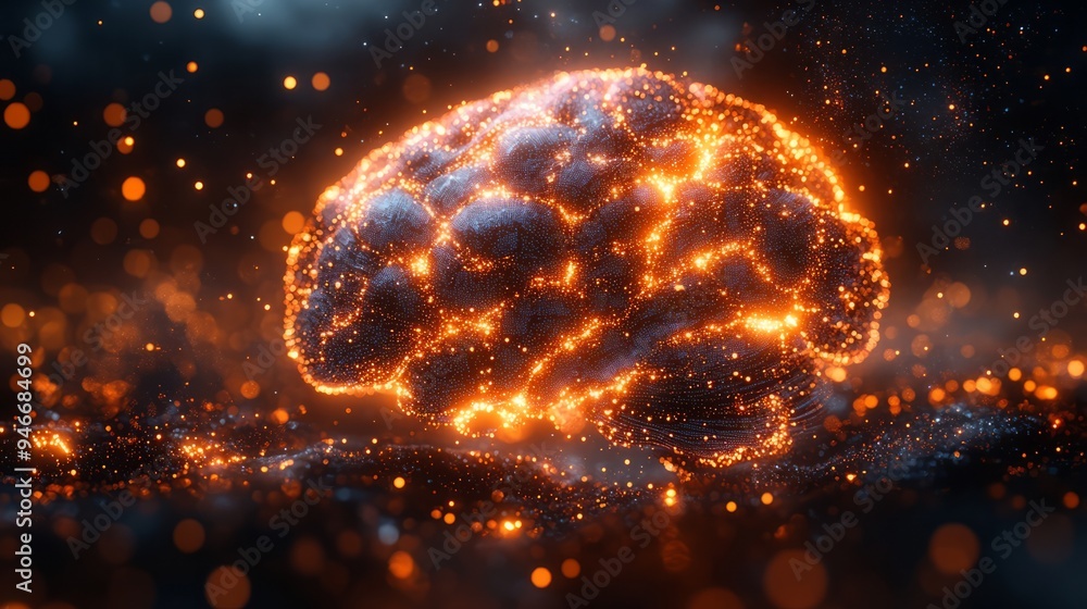 Fototapeta premium Brain Ai