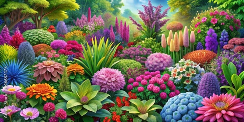 A Colorful Garden Oasis of ...