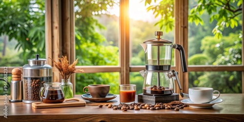 A Morning Brew by the Windo...