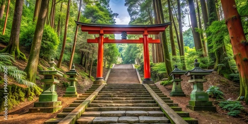 A Stone Stairway Leading to...
