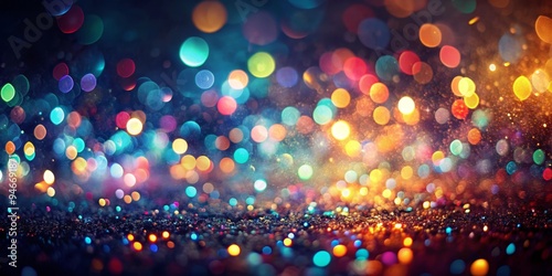 Abstract Glittering Bokeh L...