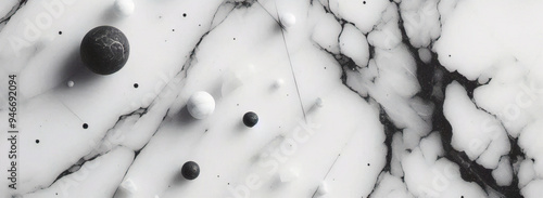 Mamor, Hintergrund, Stein, risse, weiss, grau, Textur	
