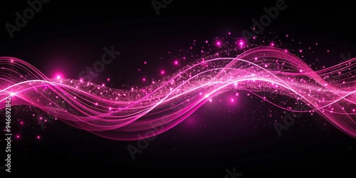 Abstract Pink Waves with Sp...