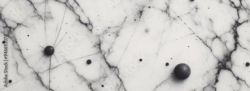 Mamor, Hintergrund, Stein, risse, weiss, grau, Textur	
