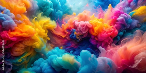 Abstract Watercolor Swirls ...