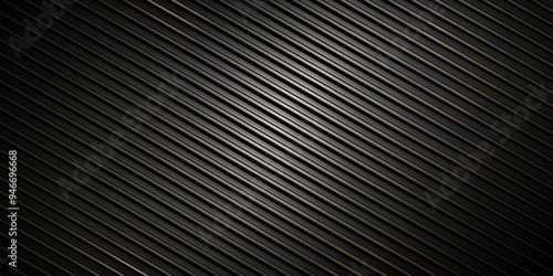 Black and Gold Diagonal Str...