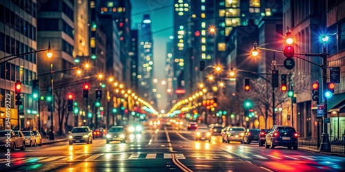 Cityscape at Night A Perspe...