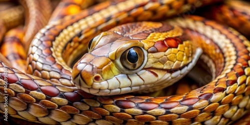 Close-Up of a Corn Snake's ...