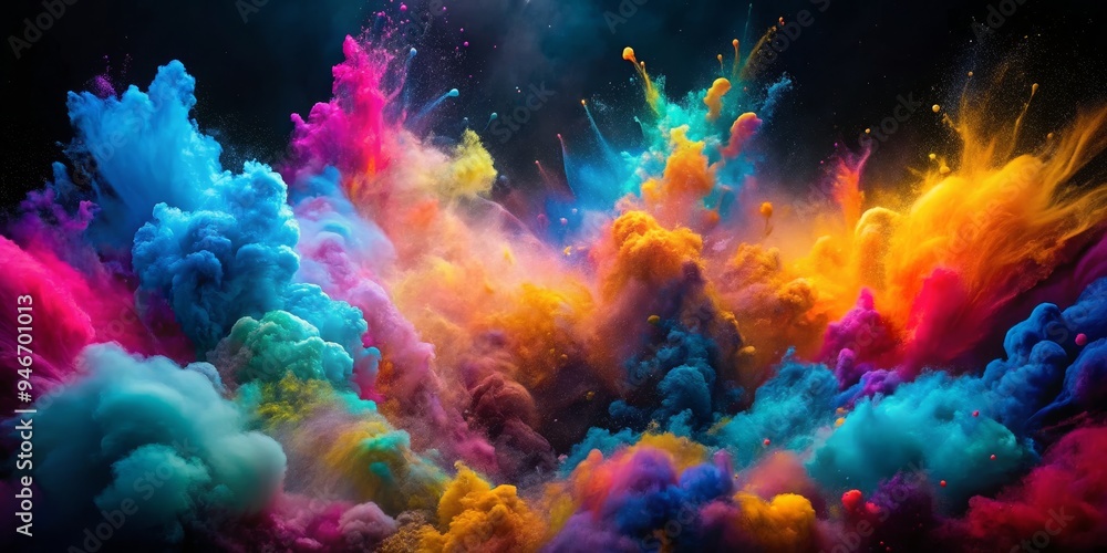 Cosmic Color Burst A Vibrant Abstract of Paint Explosions, Color, Abstract , Art, Paint Cosmic Color Burst A Vibrant Abstract of Paint Explosions, Color, Abstract , Art, Paint