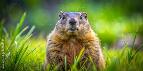 Curious Groundhog Emerging ...