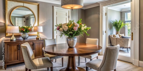 Elegant Dining Room with Wo...