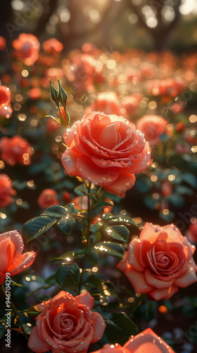 Rose Garden Landscape