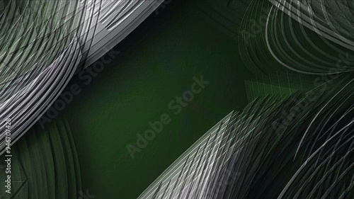 Fantasy chaotic colorful fractal pattern. Abstract fractal shapes. 3D rendering illustration background or wallpaper.