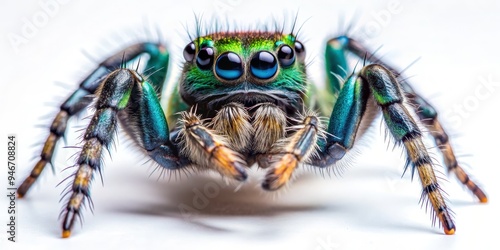 Jumping Spider Macro Vibran...