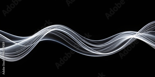 Light Trails Abstract White Swirls, abstract , background , photography photo