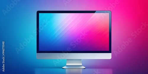 Modern Desktop Computer wit...