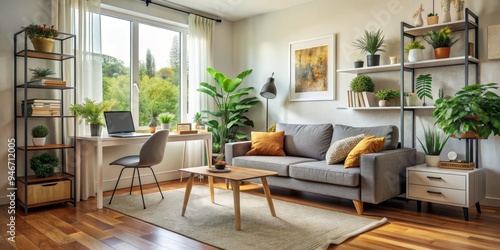 Modern Living Room Interior...