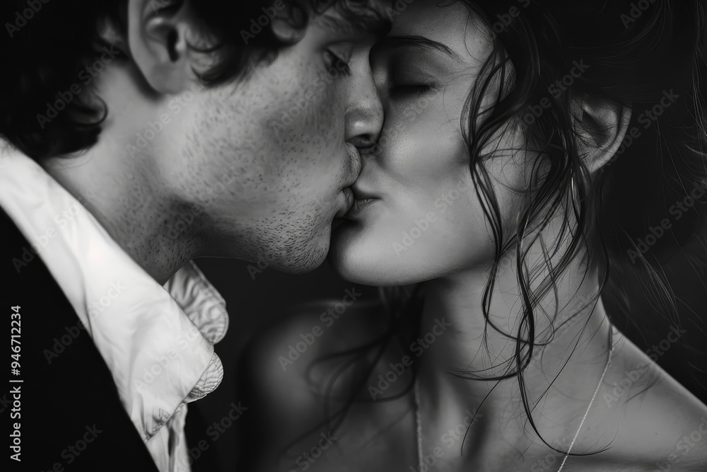 Capture the tenderness and warmth of a kiss shared between friends or family members Capture the tenderness and warmth of a kiss shared between friends or family members