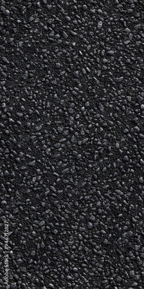 Fototapeta premium Seamless black asphalt texture background