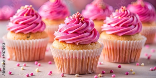 Pink Cupcake Sprinkles Deli...