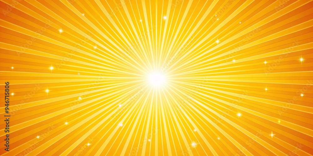Radiant Sunburst Background with Glittering Stars, Sun , Sunshine , Summer Radiant Sunburst Background with Glittering Stars, Sun , Sunshine , Summer