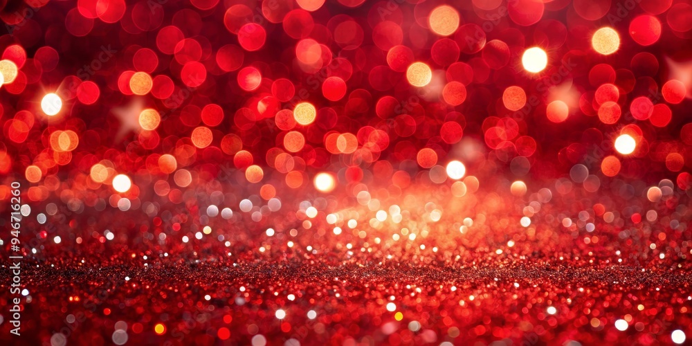 Red Glitter Bokeh Background with Warm Lights, glitter, bokeh, christmas Red Glitter Bokeh Background with Warm Lights, glitter, bokeh, christmas