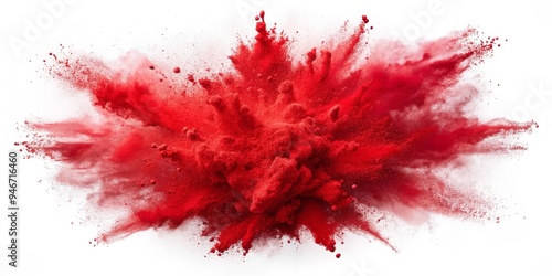 Red Powder Explosion Isolat...