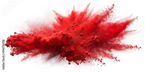 Red Powder Explosion Isolat...