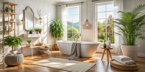 Relaxing Bathroom with Free...