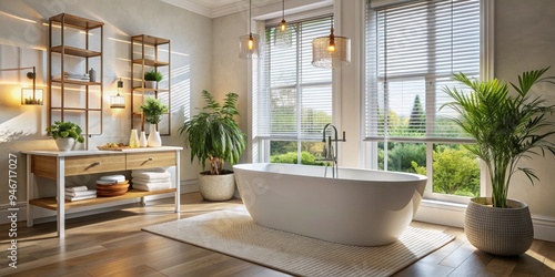 Relaxing Bathroom with Free...