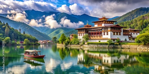 Serene Reflections of a Tib...