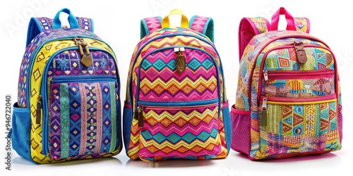 Three Vibrant Geometric Bac...