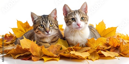 Two Curious Kittens in a Pi...